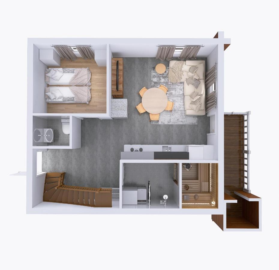 Alppitaehti, Huoneisto Hilla Apartment Levi Luaran gambar